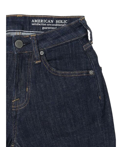 AMERICAN HOLIC（アメリカンホリック）の「【WEB限定】テーパードデニム(+3cm)（デニムパンツ・レディース・ワンウォッシュ/インディゴブルー/ライトインディゴブルー/ブルー系その他・XL/L/M/S/XS）」の17枚目の写真
