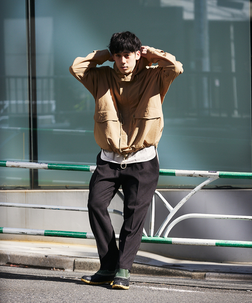 JOURNAL STANDARD relume（ジャーナルスタンダード　レリューム）の「サイドメランジ イージーパンツ（スラックス・メンズ・ブラック/ブラックミックス/ベージュ系その他・MEDIUM/LARGE）」の4枚目の写真