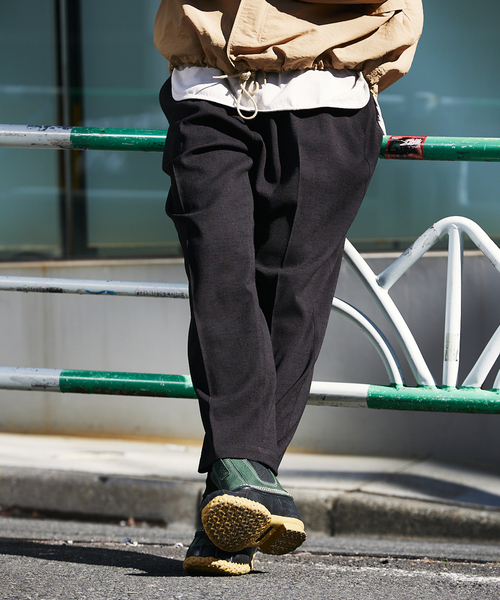 JOURNAL STANDARD relume（ジャーナルスタンダード　レリューム）の「サイドメランジ イージーパンツ（スラックス・メンズ・ブラック/ブラックミックス/ベージュ系その他・MEDIUM/LARGE）」の8枚目の写真
