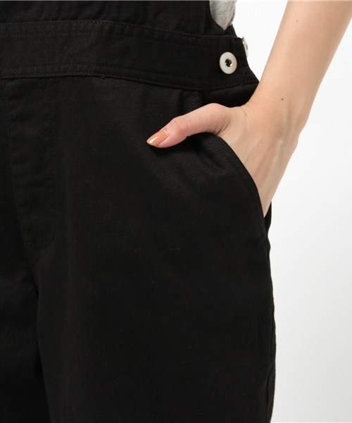 CIAOPANIC（チャオパニック）の「【Ciaopanic】　C/ツイルオーバーオール（サロペット/オーバーオール・レディース・ネイビー/ブラック・FREE）」の7枚目の写真