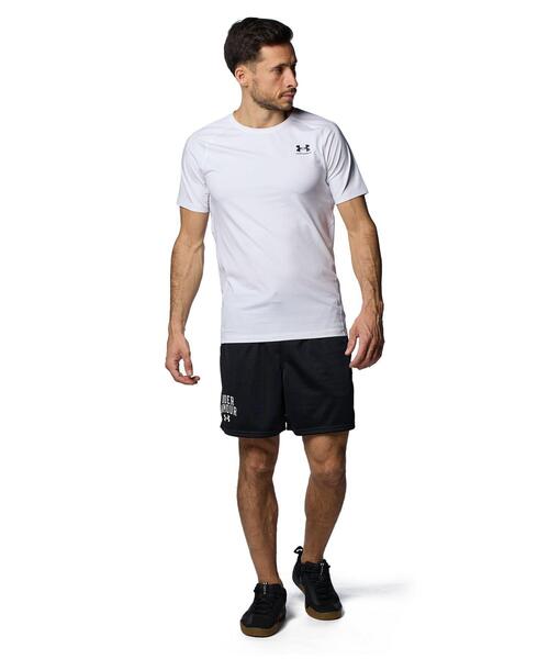 UNDER ARMOUR(アンダーアーマー)の「UAヒートギア フィッティド ショートスリーブシャツ(トレーニング/メンズ)(Tシャツ/カットソー・メンズ・ホワイト・XL/M/XXL/S/L/3XL)」の3枚目の写真