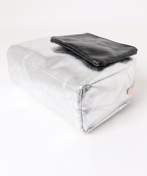 EARTH MADE（アースメイド）の「CANVAS BOSTON with POUCH ボストン（ボストンバッグ・レディース・シルバー/ブラック/Black/Silver・フリー）」の20枚目の写真