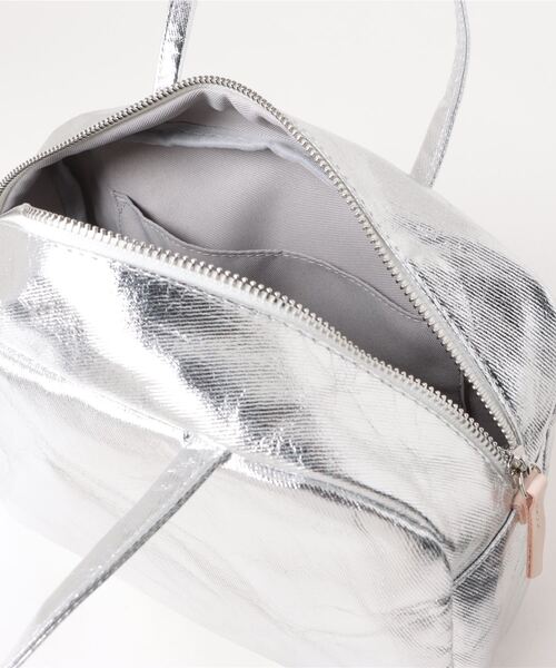 EARTH MADE（アースメイド）の「CANVAS BOSTON with POUCH ボストン（ボストンバッグ・レディース・シルバー/ブラック/Black/Silver・フリー）」の21枚目の写真