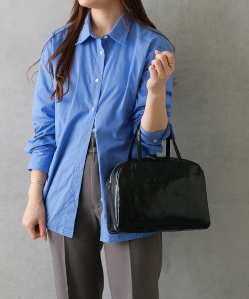 EARTH MADE（アースメイド）の「CANVAS BOSTON with POUCH ボストン（ボストンバッグ・レディース・シルバー/ブラック/Black/Silver・フリー）」の14枚目の写真