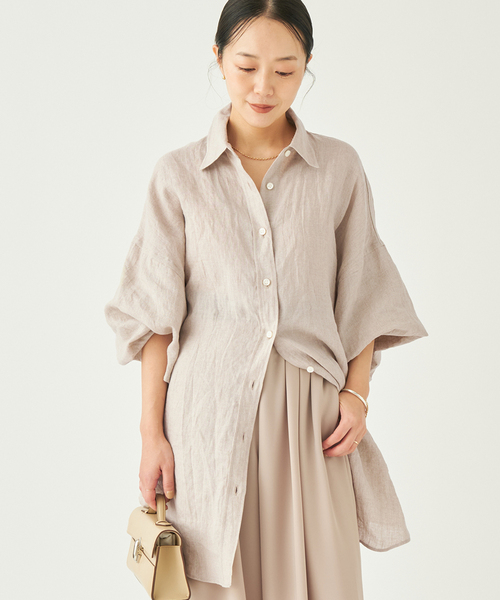 Plage Linen Dolman シャツ plage（プラージュ）の「Linen Dolman シャツ（シャツ/ブラウス