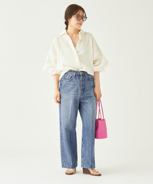 Plage Linen Dolman シャツ plage ブラウス シャツ dull satin dolman レディース