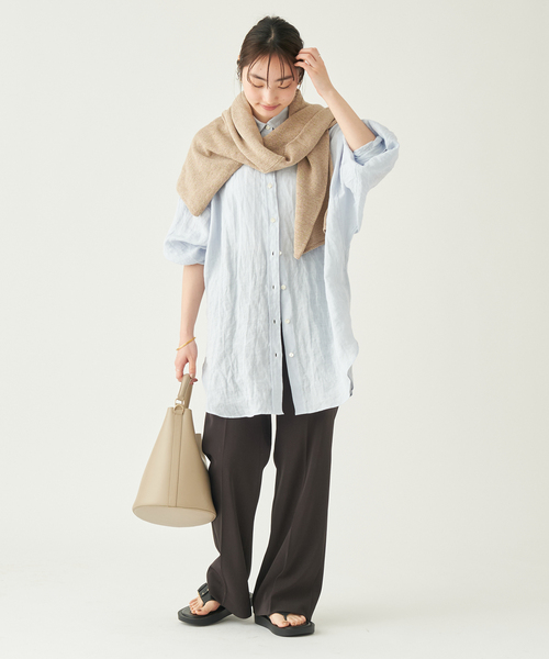plage（プラージュ）の「Linen Dolman シャツ（シャツ/ブラウス