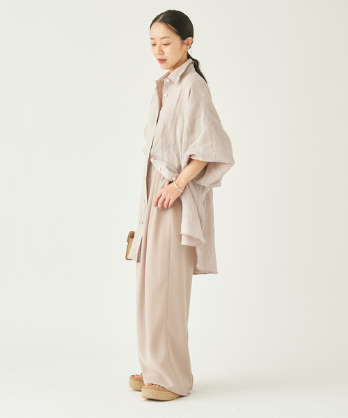 Plage Linen Dolman シャツ セール】Linen Dolman シャツ（シャツ/ブラウス）｜Plage