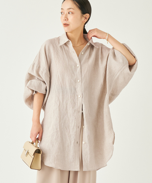 セール】Linen Dolman シャツ（シャツ/ブラウス）｜Plage（プラージュ