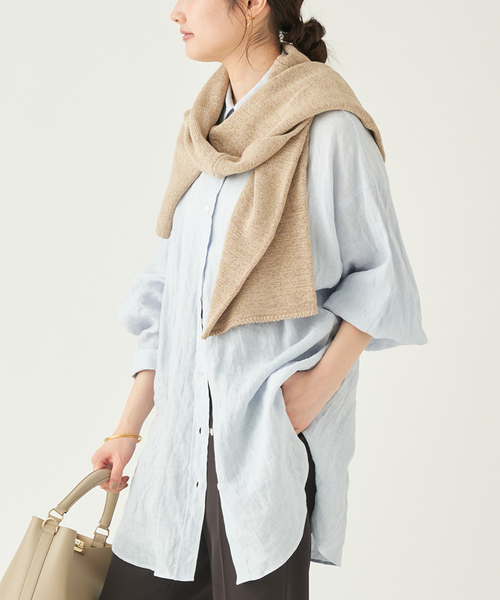 Plage Linen Dolman シャツ plage ブラウス シャツ dull satin dolman レディース