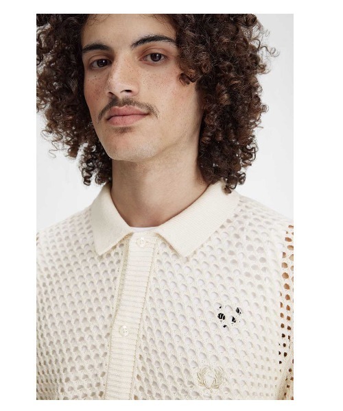 フレッドペリー Lace Button Through Shirt クロッシェ フレッドペリー Lace Button Through Shirt クロッシェ