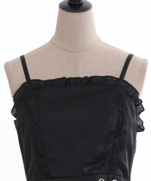 axes femme POETIQUE(アクシーズファムポエティック)の「レースアップロングキャミワンピース(ワンピース・レディース・ブルー/ピンク/ブラック・MEDIUM)」の11枚目の写真