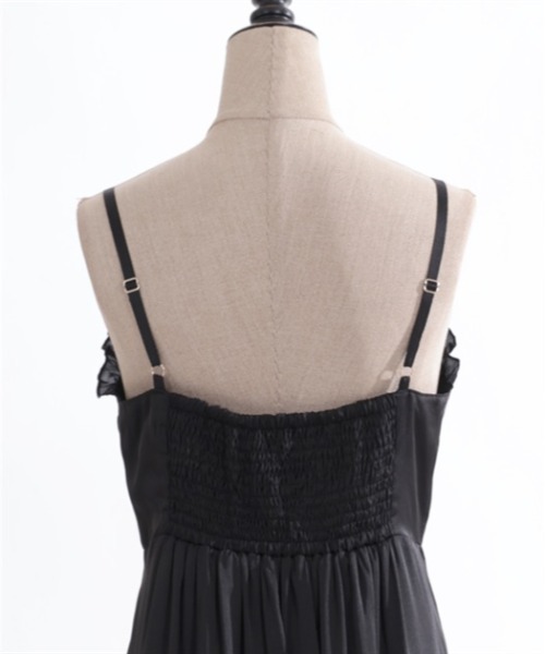 axes femme POETIQUE(アクシーズファムポエティック)の「レースアップロングキャミワンピース(ワンピース・レディース・ブルー/ピンク/ブラック・MEDIUM)」の12枚目の写真