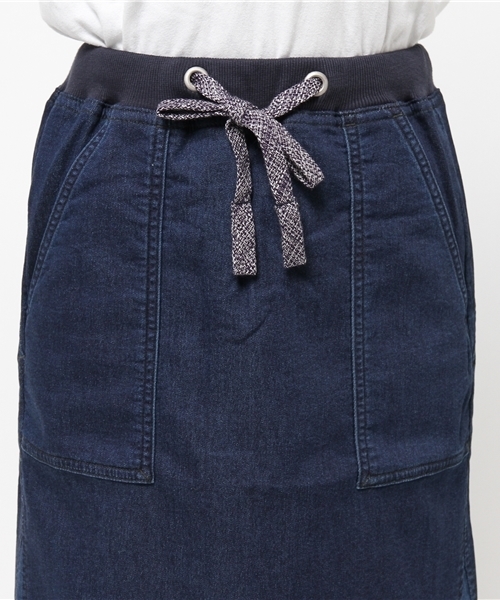 AS KNOW AS de base(アズノゥアズドゥバズ)の「(DE0741)止まれ!のSK(スカート・レディース・インディゴブルー/ブラック・FREE)」の8枚目の写真