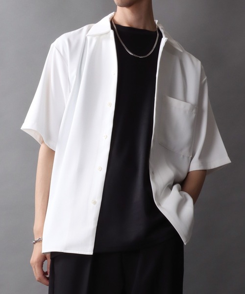 SITRY（シトリー）の「Twill Fabric Drape Shirt/別注 2WAY