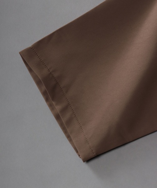SITRY(シトリー)の「Twill Fabric Drape Shirt/別注 2WAY ドレープ オープンカラー 半袖シャツ レディース メンズ(シャツ/ブラウス・メンズ・チャコール/モカ/ホワイト/ブラック・M/L/LL)」の8枚目の写真