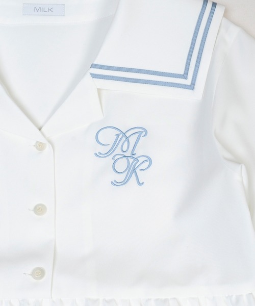 MILK（ミルク）の「Sailor シャツワンピース（シャツワンピース）」 - WEAR