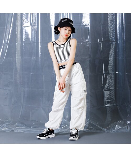 algy（アルジー）の「【ACTIVE】ロゴゴムタンタケリブタンク（タンクトップ・キッズ・その他2/ミント/ブラック/オフホワイト・XX-SMALL/X-SMALL/SMALL/MEDIUM）」の5枚目の写真