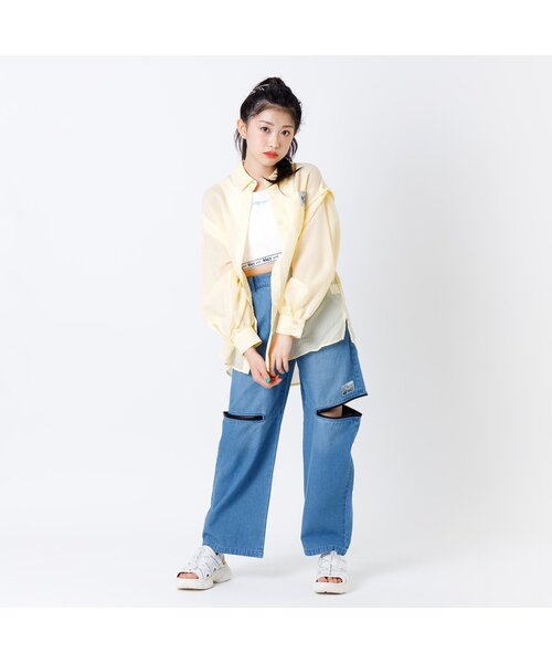 algy（アルジー）の「【ACTIVE】ロゴゴムタンタケリブタンク（タンクトップ・キッズ・その他2/ミント/ブラック/オフホワイト・XX-SMALL/X-SMALL/SMALL/MEDIUM）」の7枚目の写真