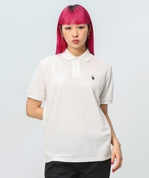 U.S. POLO ASSN. ワンポイントロゴ 無地 半袖 ポロシャツ