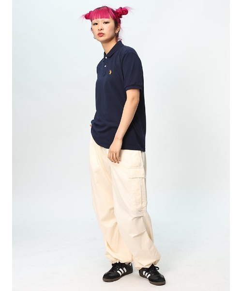 U.S. POLO ASSN.(ユーエスポロアッスン)の「U.S. POLO ASSN. ワンポイントロゴ 無地 半袖 ポロシャツ(ポロシャツ・メンズ・ネイビー/グリーン/ホワイト/ブラック・LL/L/M)」の11枚目の写真
