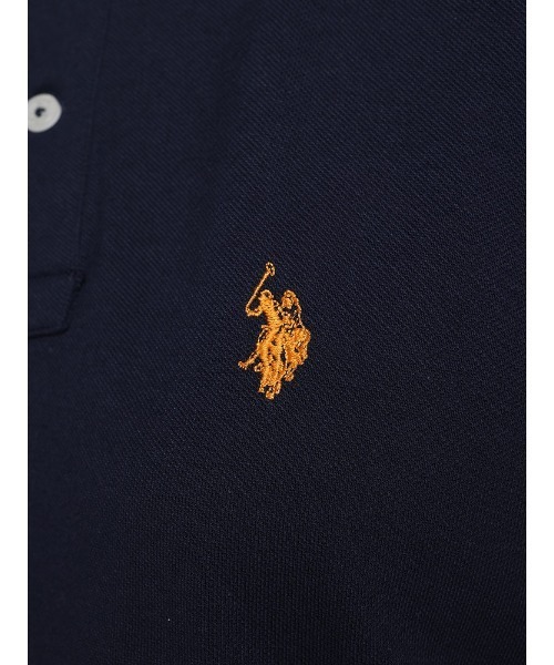 U.S. POLO ASSN.(ユーエスポロアッスン)の「U.S. POLO ASSN. ワンポイントロゴ 無地 半袖 ポロシャツ(ポロシャツ・メンズ・ネイビー/グリーン/ホワイト/ブラック・LL/L/M)」の7枚目の写真