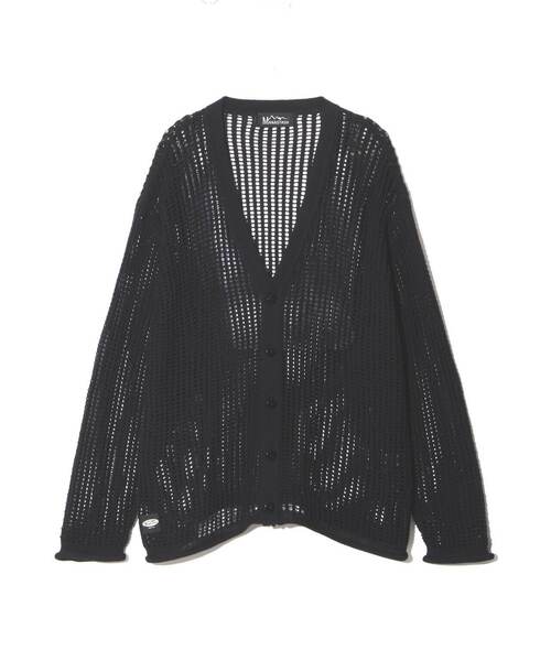 MANASTASH(マナスタッシュ)の「MANASTASH/マナスタッシュ/MESH KURTIGAN/メッシュカーディガン(カーディガン/ボレロ・メンズ・ブラック/イエロー/ブルー/モスグリーン・L/M/XL/S)」の15枚目の写真