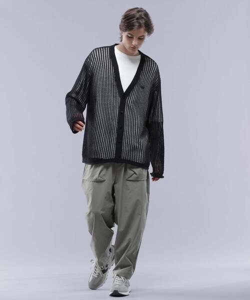 MANASTASH(マナスタッシュ)の「MANASTASH/マナスタッシュ/MESH KURTIGAN/メッシュカーディガン(カーディガン/ボレロ・メンズ・ブラック/イエロー/ブルー/モスグリーン・L/M/XL/S)」の16枚目の写真
