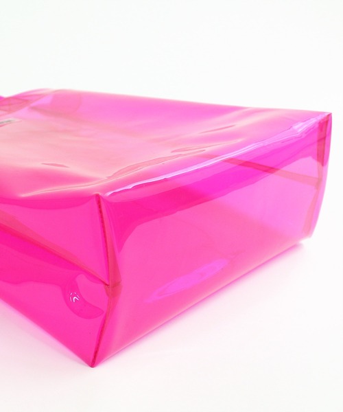 RNA（アールエヌエー）の「E4995 クリアトートバッグ（トートバッグ・レディース・ブラウン/ピンク/ブルー・FREE）」の14枚目の写真