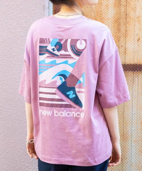 NEW BALANCE（ニューバランス）の「New Balance Triathlon オーバーサイズ ショートスリーブTシャツ（Tシャツ/カットソー・レディース・ホワイト/ピンク/ブラック・SMALL/MEDIUM/LARGE/X-LARGE）」の3枚目の写真