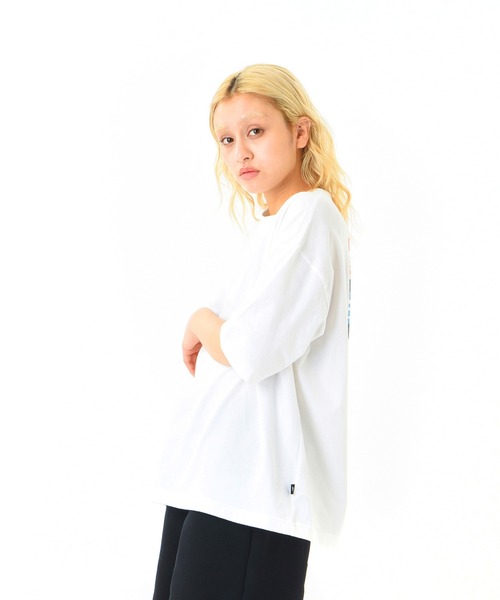 NEW BALANCE（ニューバランス）の「New Balance Triathlon オーバーサイズ ショートスリーブTシャツ（Tシャツ/カットソー・レディース・ホワイト/ピンク/ブラック・SMALL/MEDIUM/LARGE/X-LARGE）」の7枚目の写真