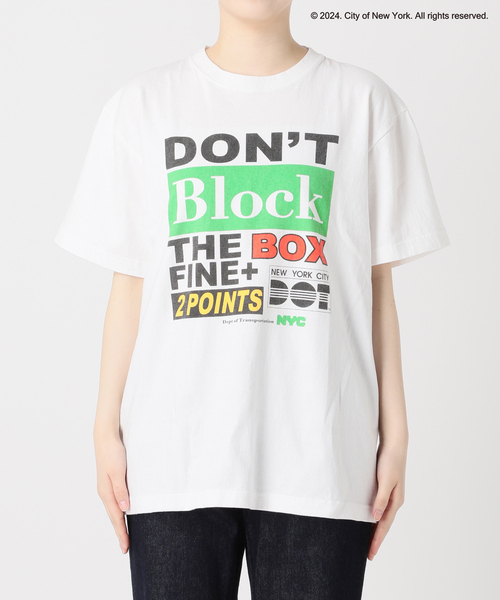 GOOD ROCK SPEED(グッドロックスピード)の「【NYC×GOOD ROCK SPEED 】 DONT BLOCK TEE:Tシャツ(Tシャツ/カットソー・レディース・ホワイト・FREE)」の8枚目の写真