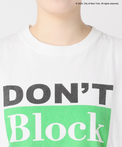 GOOD ROCK SPEED(グッドロックスピード)の「【NYC×GOOD ROCK SPEED 】 DONT BLOCK TEE:Tシャツ(Tシャツ/カットソー・レディース・ホワイト・FREE)」の12枚目の写真