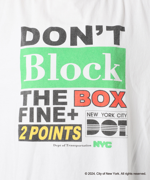 GOOD ROCK SPEED(グッドロックスピード)の「【NYC×GOOD ROCK SPEED 】 DONT BLOCK TEE:Tシャツ(Tシャツ/カットソー・レディース・ホワイト・FREE)」の16枚目の写真