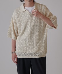 Lui's | 透かし編みスキッパースラブニット(ニット/セーター)