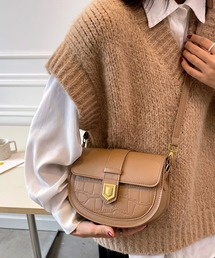 型押し風ミニショルダーバッグ