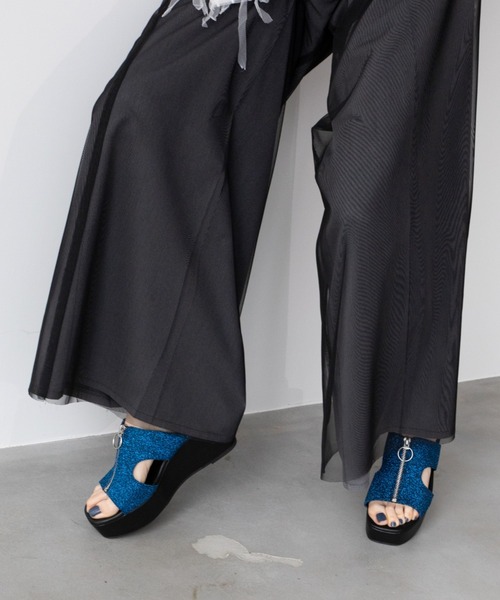 VACANCY（ヴァカンシー）の「厚底ラメサンダル（サンダル・レディース・ブラック/ブルー・MEDIUM/X-LARGE/LARGE）」の14枚目の写真