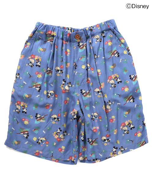 F.O.KIDS(エフオーキッズ)の「【セットアップ・お揃い可能】ディズニーキャラクターALOHA SHORTS(オトナ)(その他パンツ・レディース・アイボリー/ネイビー/オレンジ・LARGE/MEDIUM)」の7枚目の写真