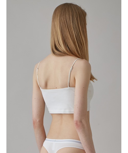 UNDERSON UNDERSON（アンダーソン アンダーソン）の「ベアトップブラ（ブラジャー・レディース・ホワイト/ブラック・0/2/1）」の8枚目の写真
