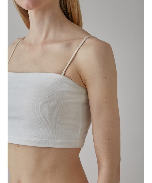 UNDERSON UNDERSON（アンダーソン アンダーソン）の「ベアトップブラ（ブラジャー・レディース・ホワイト/ブラック・0/2/1）」の9枚目の写真