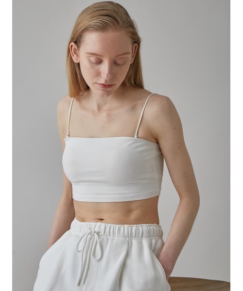 UNDERSON UNDERSON（アンダーソン アンダーソン）の「ベアトップブラ（ブラジャー・レディース・ホワイト/ブラック・0/2/1）」の14枚目の写真