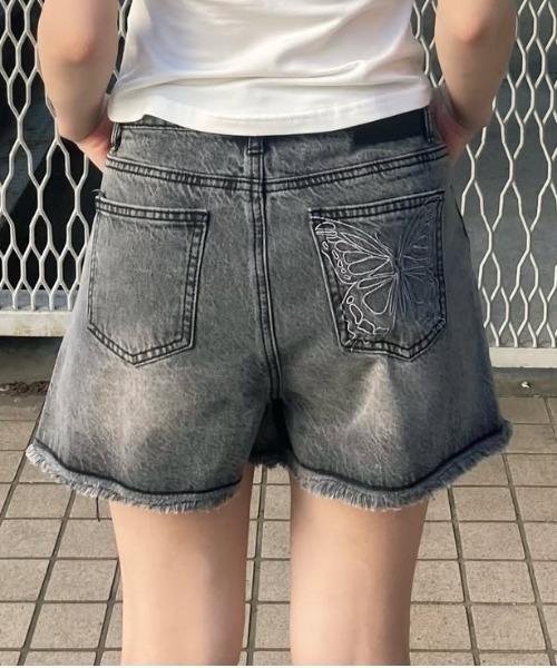 [FANCY CLUB] VINTAGE DENIM SHORTS FQD879 /追跡付 FANCY CLUB】VINTAGE DENIM SHORTS / 【ファンシークラブ