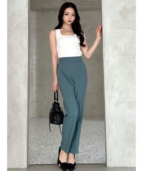 RESEXXY(リゼクシー)の「センタープレステーパードパンツ【セットアップ着用可能】(その他パンツ・レディース・ブルー/ブラック/その他1・FREE)」の7枚目の写真