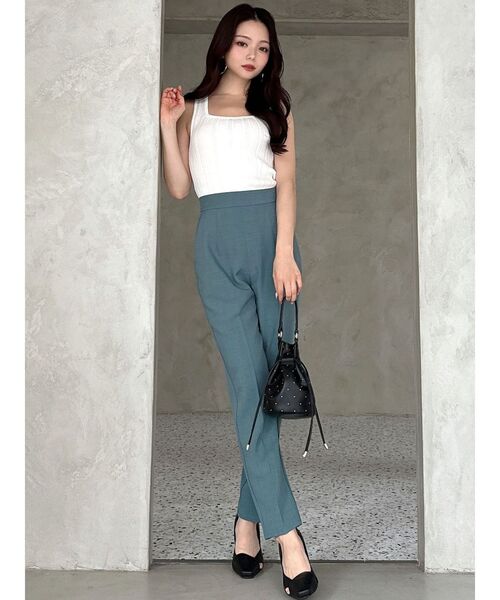 RESEXXY(リゼクシー)の「センタープレステーパードパンツ【セットアップ着用可能】(その他パンツ・レディース・ブルー/ブラック/その他1・FREE)」の8枚目の写真