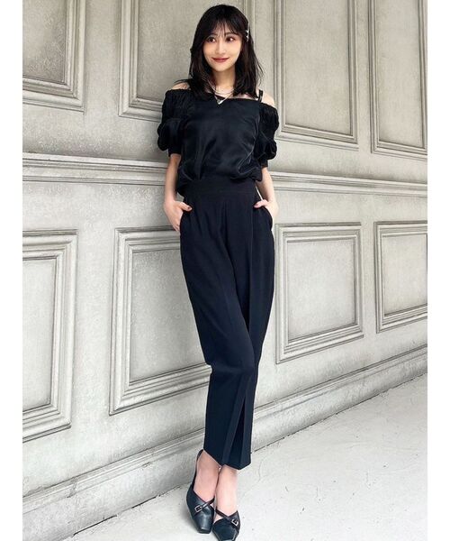 RESEXXY(リゼクシー)の「センタープレステーパードパンツ【セットアップ着用可能】(その他パンツ・レディース・ブルー/ブラック/その他1・FREE)」の10枚目の写真