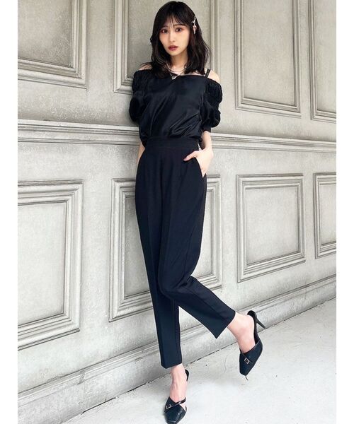 RESEXXY(リゼクシー)の「センタープレステーパードパンツ【セットアップ着用可能】(その他パンツ・レディース・ブルー/ブラック/その他1・FREE)」の11枚目の写真