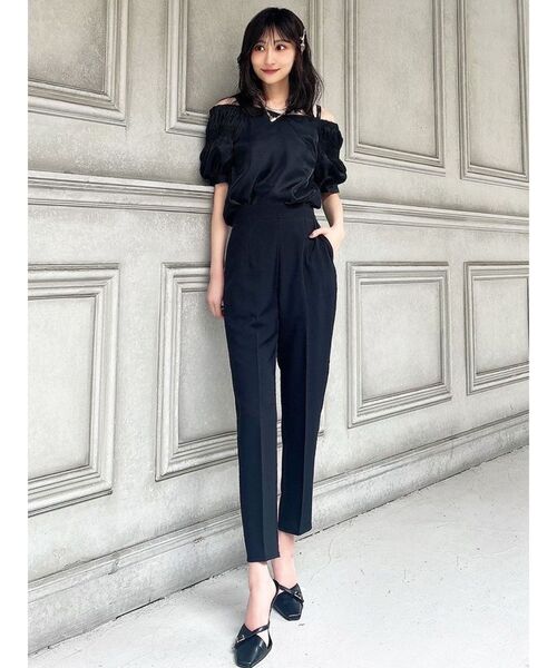 RESEXXY(リゼクシー)の「センタープレステーパードパンツ【セットアップ着用可能】(その他パンツ・レディース・ブルー/ブラック/その他1・FREE)」の12枚目の写真