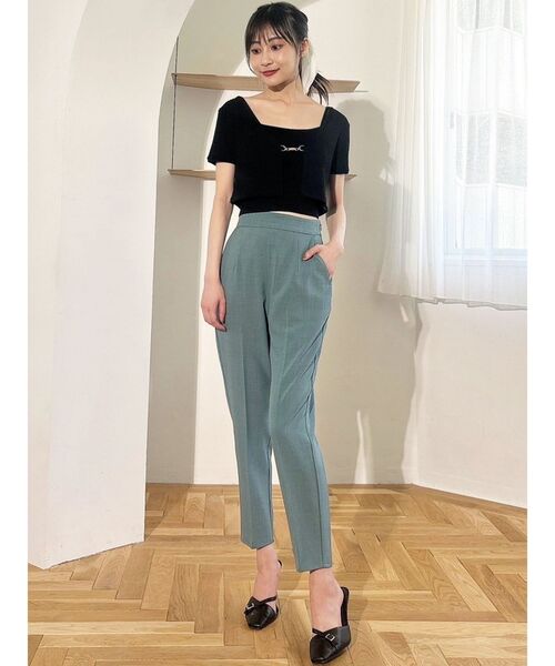 RESEXXY(リゼクシー)の「センタープレステーパードパンツ【セットアップ着用可能】(その他パンツ・レディース・ブルー/ブラック/その他1・FREE)」の13枚目の写真