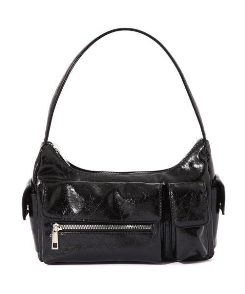 FREE'S MART（フリーズマート）の「◆カーゴバッグ（ハンドバッグ・レディース・ブラック/ホワイト・ﾌﾘ-）」の3枚目の写真