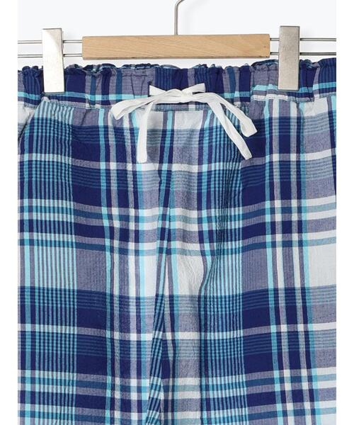 Et grenier by Samansa Mos2（エグルニエバイサマンサモスモス）の「マドラスチェックストレートパンツ（ルームウェア/パジャマ・レディース・ブルー/ピンク/イエロー・F）」の21枚目の写真